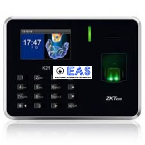 Máy chấm công vân tay hiệu:  ZKTeco, Mã hàng:  K21