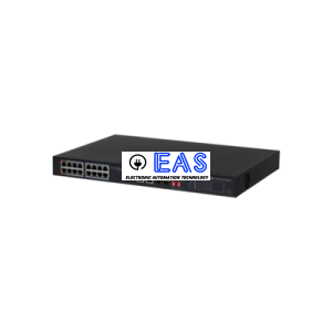 Switch PoE 16 port (hỗ trợ 2 cổng Uplink 1G + 2 cổng quang) Layer 2 unmanaged. KX-CSW16-PFL