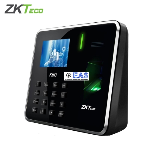 Máy chấm công vân tay hiệu ZKTeco, mã hàng K50/ID