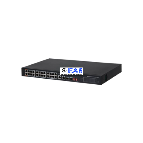 Switch PoE 24 port (hỗ trợ 2 cổng Uplink 1G + 2 cổng quang) Layer 2 unmanaged KX-CSW24-PFL